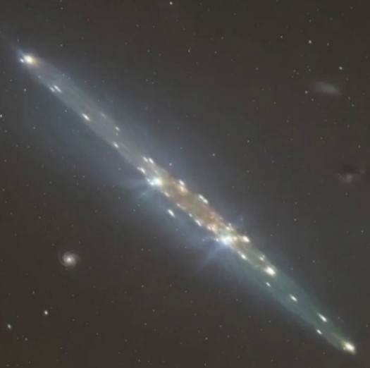 Japanese Space Agency alleged leaked image of 3I/ATLAS 3I/ATLAS is an interstellar object (an object that came from outside our Solar System) as evidenced by its hyperbolic trajectory — meaning it’s not bound to the Sun. It was discovered on 1 July 2025 by the ATLAS telescope network in Chile.