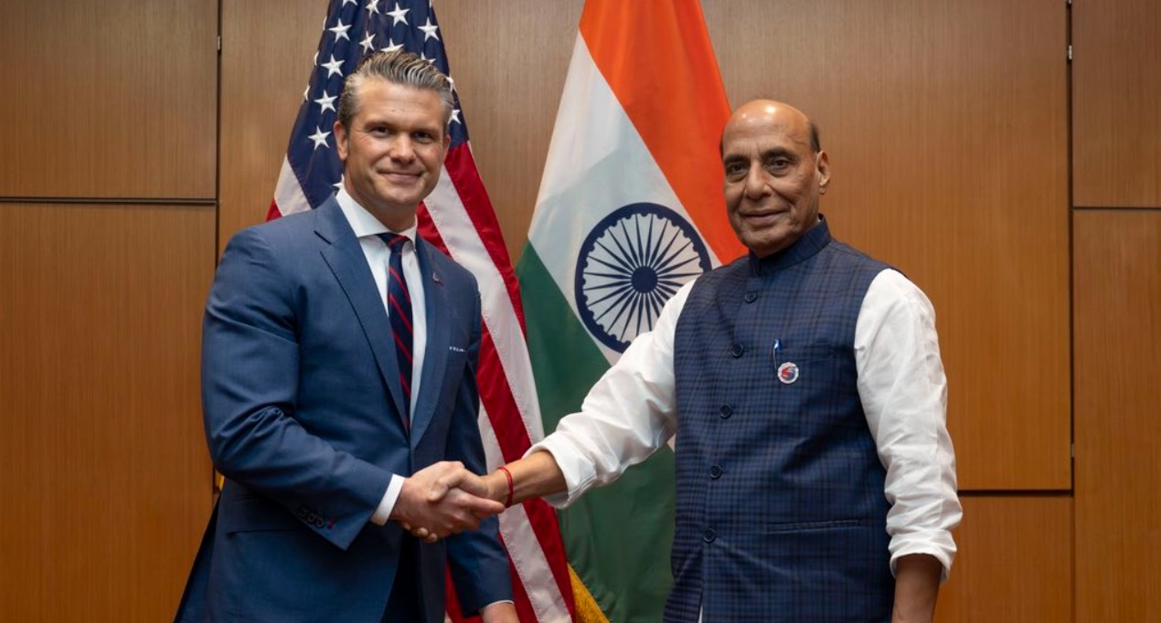 US Secretary of War Pete Hegseth and Indian Defence Minister Rajnath Singh sign a 10-year Defence Framework on the sidelines of the ASEAN Defence Ministers' Meeting-Plus (ADMM-Plus) in Kuala Lumpur, Malaysia, scheduled for November 1