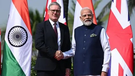 Narendra Modi – Keir Starmer Meeting meeting in Mumbai, India. 9th October 2025