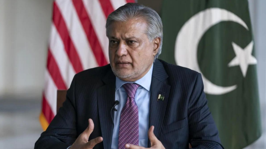 Pakistan's Foreign Minister Ishaq Dar