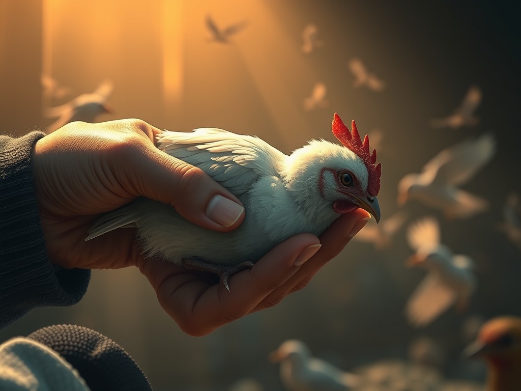 Representative image of a bird in human hand