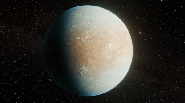 Artist's concept of exoplanet candidate HD 137010 b, dubbed a "cold Earth" because it's a possible rocky planet slightly larger than Earth, orbiting a Sun-like star about 146 light-years away.