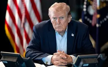 Trump says the U.S. spoke with Iran's top official and hopes to settle the situation, but confirms Khamenei has not been seen and his condition remains unknown.