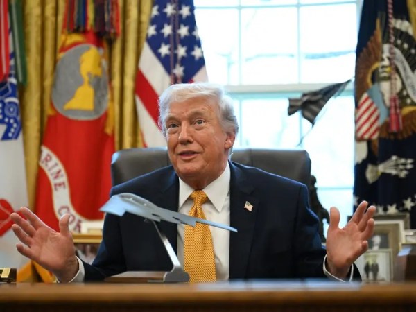 US President Donald Trump addresses reporters defending US role in Iran war and denying oil-driven motives